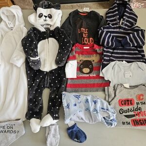 Black and White Panda Kids One Piece